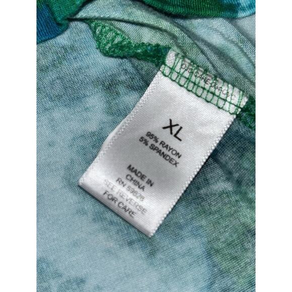 Logo By Lori Goldstein XL Cardigan Top & Layered Multicolor Stretch 2 Piece Tank - Picture 8 of 13